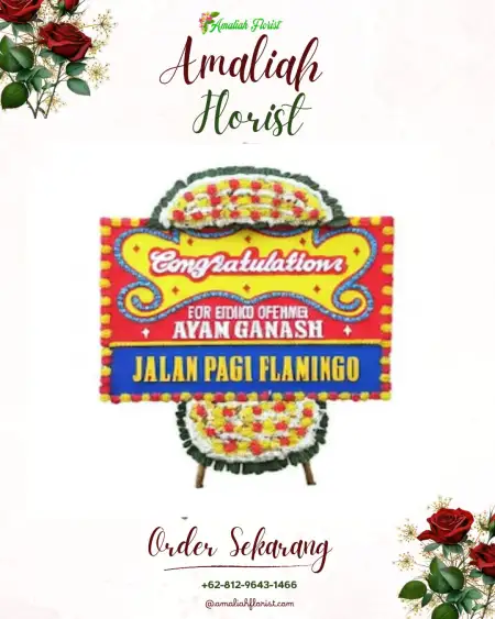 Sewa Papan Bunga Brakas